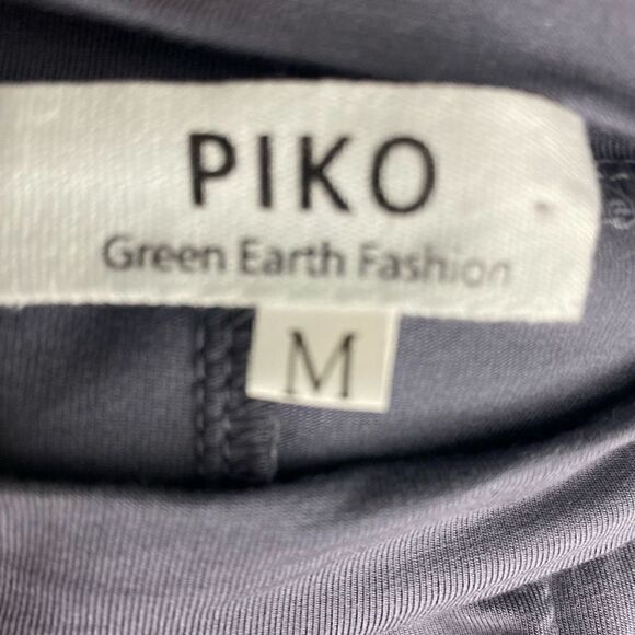 Piko Gray Long Sleeve Pull Over  Swing Dress - Picture 4 of 6